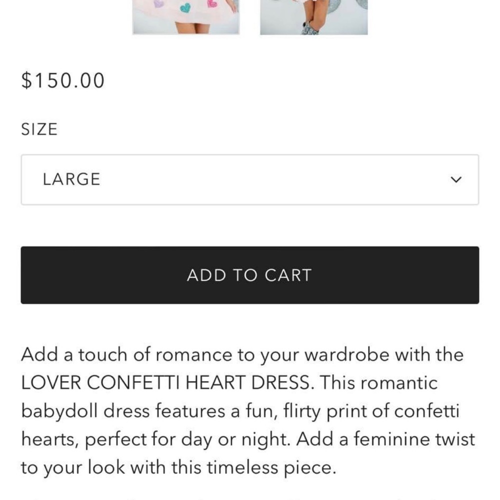 Judith March Lover Confetti Dress